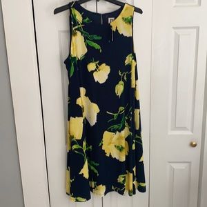 Ann Klein a line floral dress, brad new